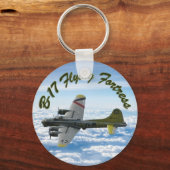 B17 Vliegtuig WWII-bombervliegtuig Sleutelhanger (Voorkant)