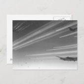 B17 Vliegtuigen op weg naar bestemming Briefkaart (Voorkant / Achterkant)