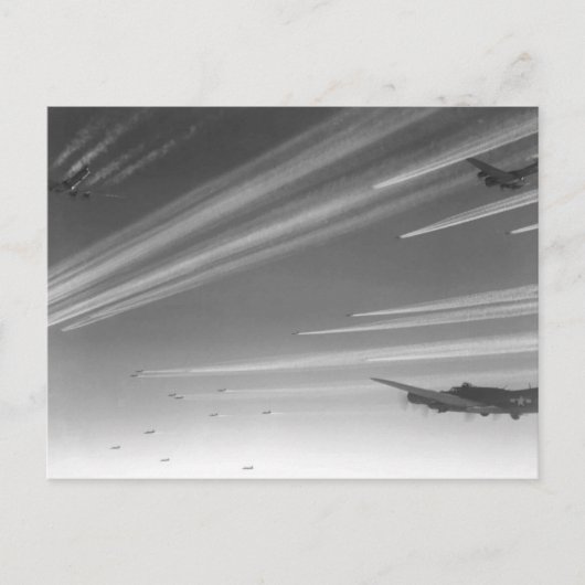 B17 Vliegtuigen op weg naar bestemming Briefkaart (Voorkant)