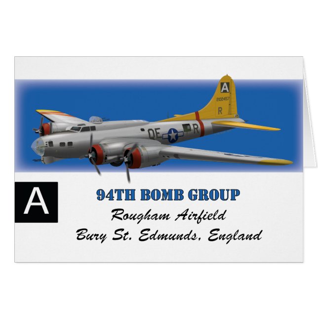 B17G 94e Bombgroep (Voorkant Horizontaal)