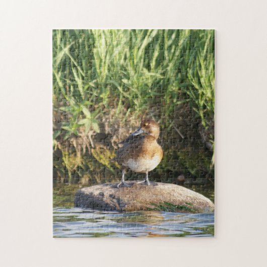 B18 Kleine Topper Staand op Steen Legpuzzel (Verticaal)