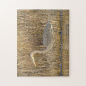 B19 Blauwe Reiger Jong Legpuzzel (Verticaal)