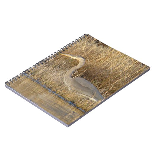 B19 Grote Blauwe Blauwe Heron Notitieboek (Linkerzijde)