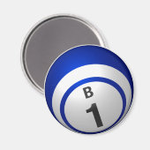 B1 bingobal magneet (Voorkant / Achterkant)