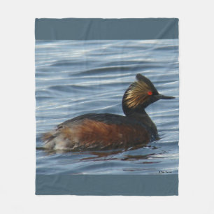 B1 Geoorde Fuut Fleece Deken