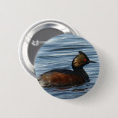 B1 Geoorde Fuut Ronde Button 5,7 Cm (Voorkant /achterkant)