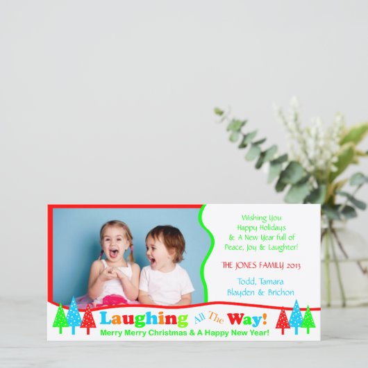B1 Lach Al Sjabloon van de Foto van Kerstmis van (Staand voorkant)