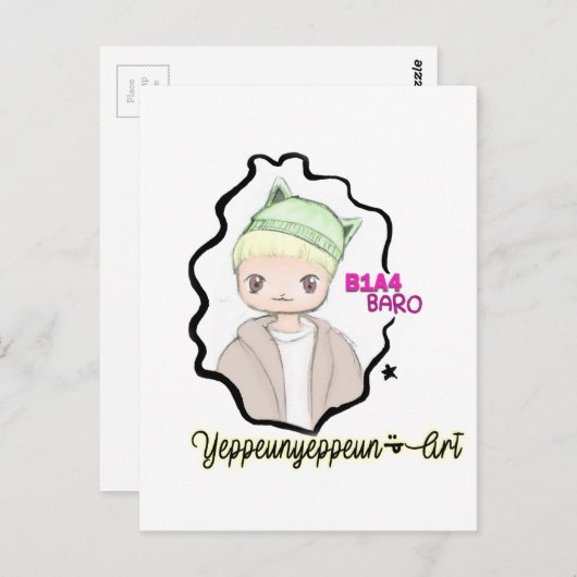 B1A4 ~ Baro Briefkaart (Voorkant / Achterkant)