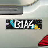 B1A4-sticker Bumpersticker (Op auto)