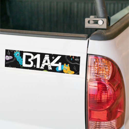B1A4-sticker Bumpersticker (Op Truck)
