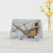 B22 Fazant Kaart (Gele Bloem)