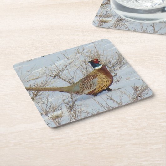 B22 Ring-nekstof Kartonnen Onderzetters (Schuin)