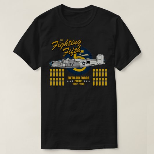 B24 Bevrijder De vijfde strijd T-shirt (Design voorkant)