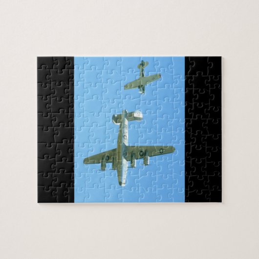 B24- en T6-overhead_WWII-vlakken Legpuzzel (Horizontaal)