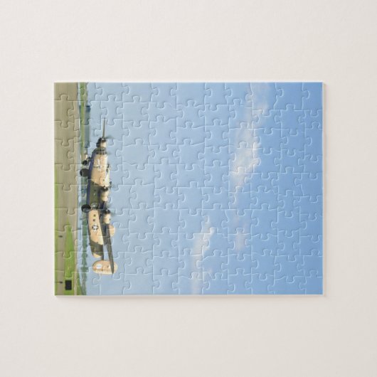 B24 Liberator. (vlak;b24_WWII-vlakken) Legpuzzel (Horizontaal)