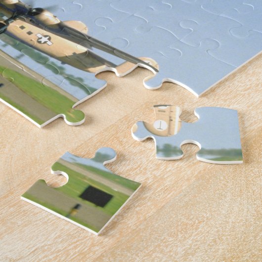 B24 Liberator. (vlak;b24_WWII-vlakken) Legpuzzel (Zijkant)