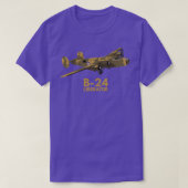 B24 Liberator WW2 Zware bomber T-shirt (Design voorkant)