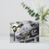 B25 MITCHELL BOMBER " HEAVENLY BODY " NOSE ART BRIEFKAART (Staand voorkant)