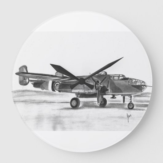 B25 Mitchell-klok Grote Klok (Voorkant)