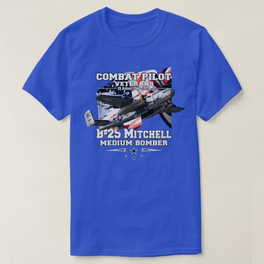 B25 Mitchell medium bomber T-shirt (Design voorkant)