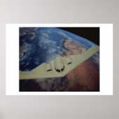 B2 en aarde poster (Voorkant)