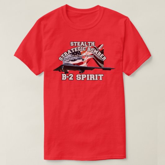 B2 Geest Stealth Bomber T-shirt (Design voorkant)