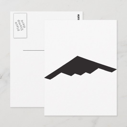 B2 Spirit Bomber Briefkaart (Voorkant / Achterkant)