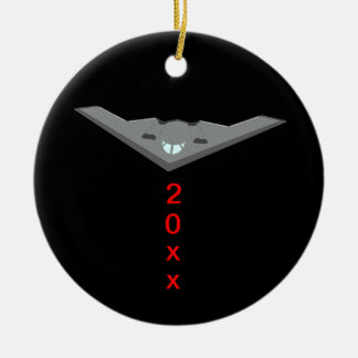 B2 Stealth Bomber Silent Night Keramisch Ornament