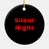 B2 Stealth Bomber Silent Night Keramisch Ornament (Achterkant)