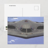 B2 Stealth Bommenwerper Ansichtkaart Briefkaart (Voorkant / Achterkant)