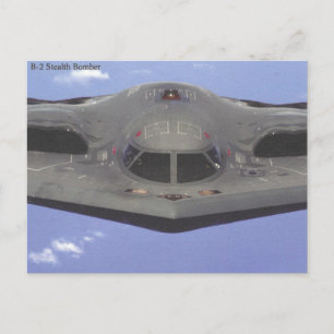 B2 Stealth Bommenwerper Ansichtkaart Briefkaart