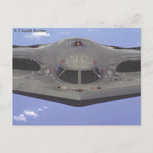B2 Stealth Bommenwerper Ansichtkaart Briefkaart (Voorkant)