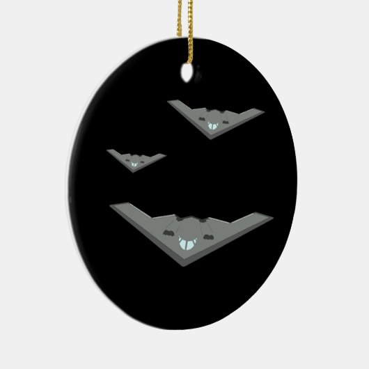 B2 stealth bommenwerper vliegen Keramisch Ornament (Rechts)