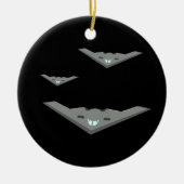 B2 stealth bommenwerper vliegen Keramisch Ornament (Voorkant)