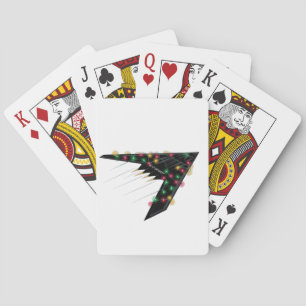 B2 Stealth Spirit Kerst Airplane Jet Digitaal Pokerkaarten
