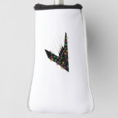 B2 Stealth Spirit Kerstvliegtuig Jet Digitaal Golfheadcover (Draai 90)