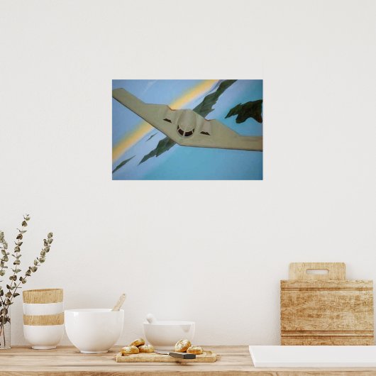 B2-zweep Poster (Keuken)