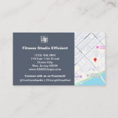 B2B Services QR-code grijs wit Aanbevelingskaartje (Achterkant)