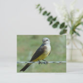 B32 Western Kingbird Briefkaart (Staand voorkant)