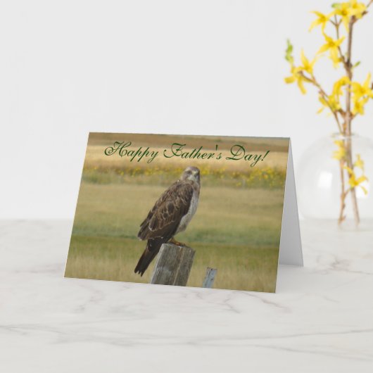 B33 Swainson's Hawk Kaart (Gele Bloem)