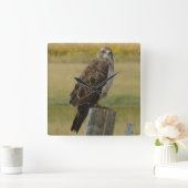 B33 Swainson's Hawk Vierkante Klok (Huis)