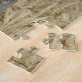 B36 IJzerbruine Havik in Tarweveld Legpuzzel (Zijkant)