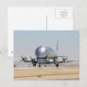 B377SGT Super Guppy Turbine cargo vliegtuig van NA Briefkaart (Voorkant / Achterkant)