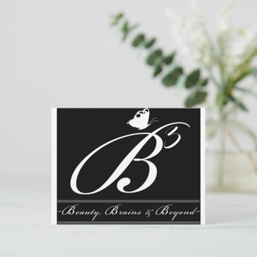 B3 Logo Briefkaart (Staand voorkant)
