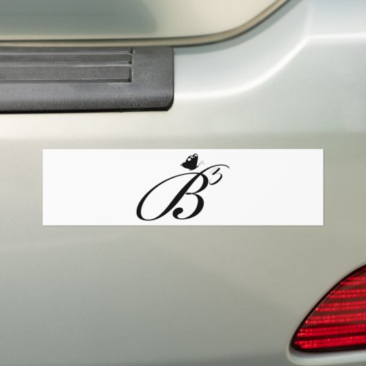 B3 Logo Bumpersticker (Op auto)