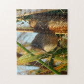 B3 Marsh Wren in Lisdodden Legpuzzel (Verticaal)