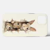 B3 Three Bunnies 3D Illusion Case-Mate iPhone Case (Achterkant (horizontaal))