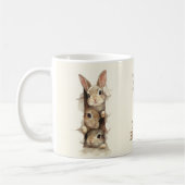 B3 Three Bunnies 3D Illusion  Koffiemok (Links)