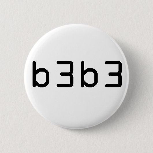 b3b3 ronde button 5,7 cm (Voorkant)
