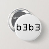 b3b3 ronde button 5,7 cm (Voorkant /achterkant)